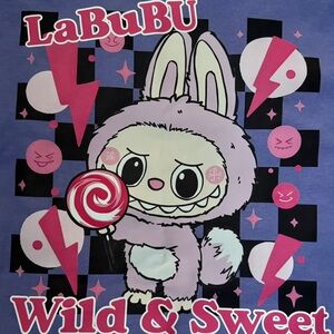 Jerzees Purple Graphic Tee - Wild & Sweet